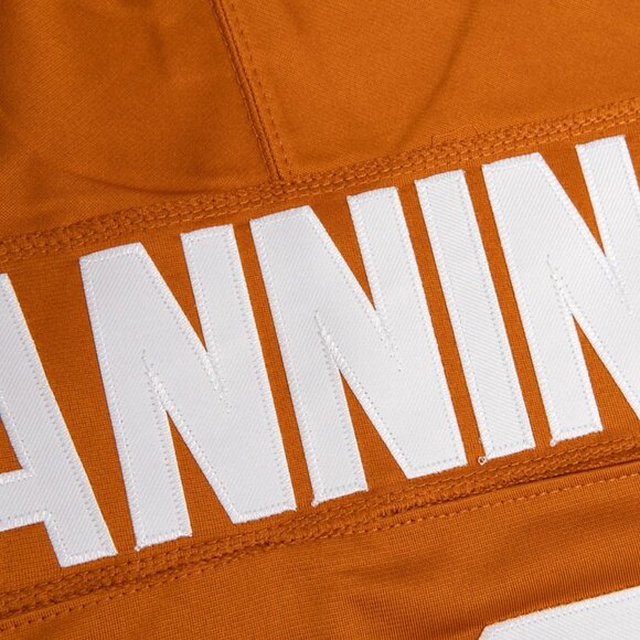 Mens Youths Optional Item For Arch Manning Stitched Orange Jersey Vapor - Picture 5 of 9
